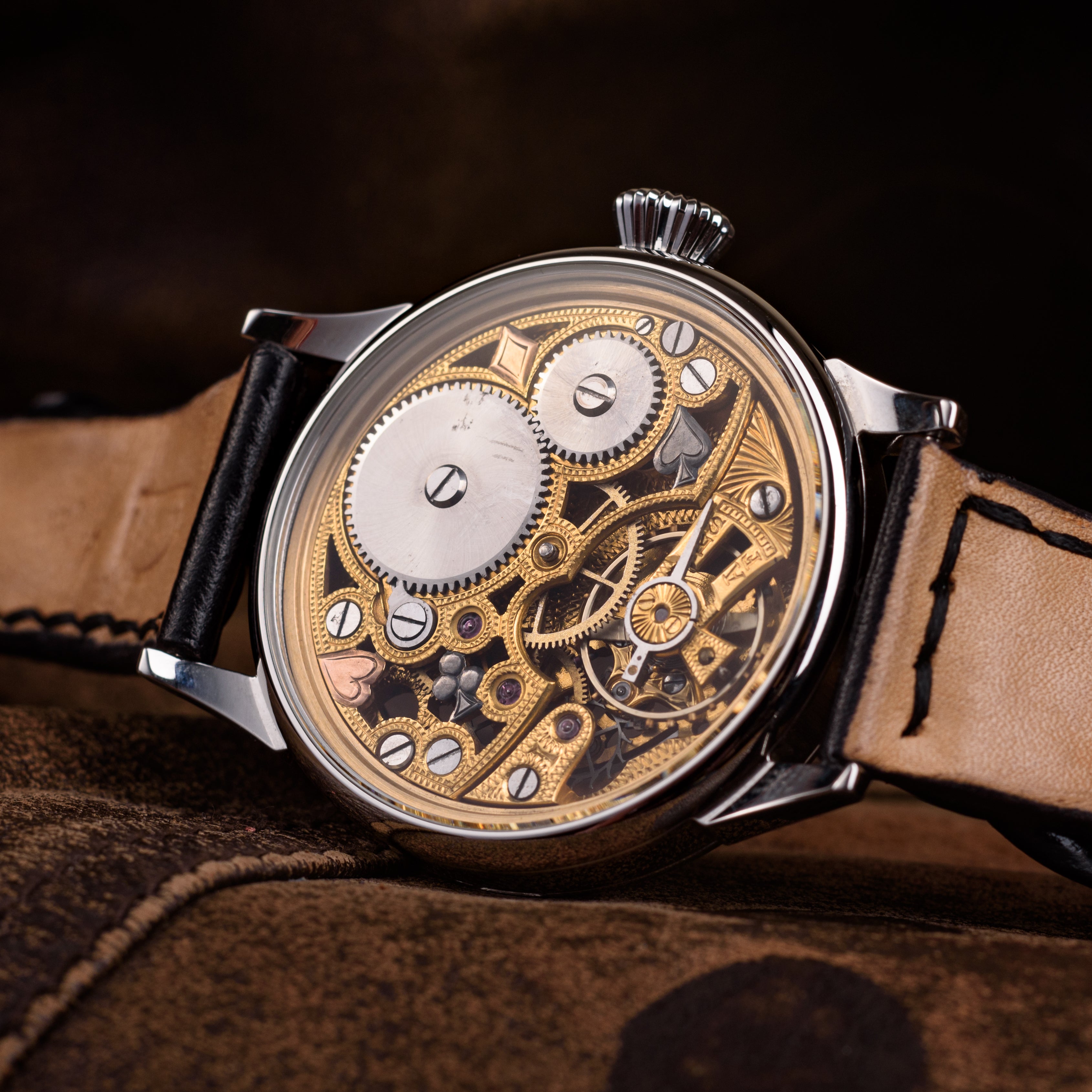 Swiss Custom Watch. Casino. Movement 1900