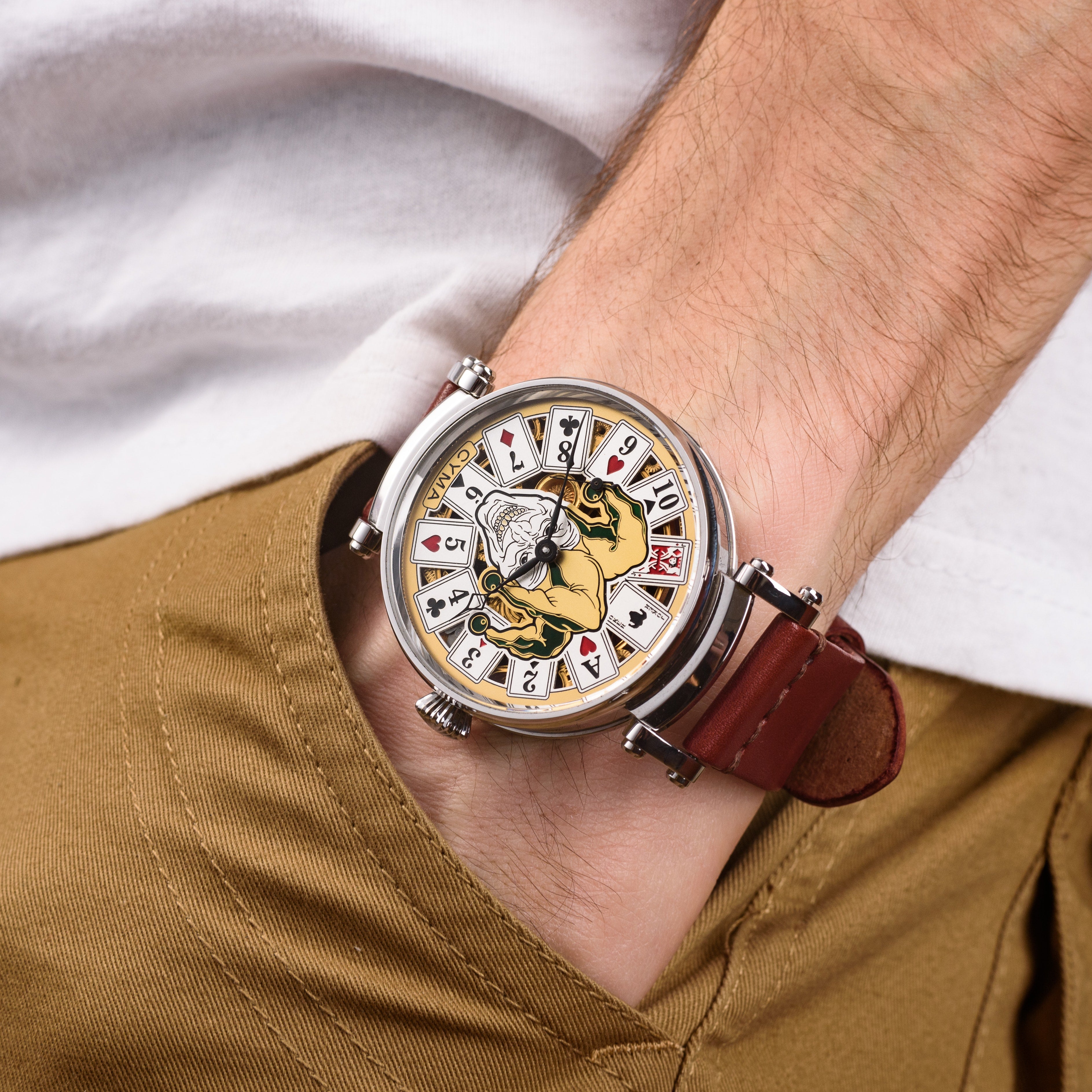 Cyma Custom Watch. Joker. Movement 1910