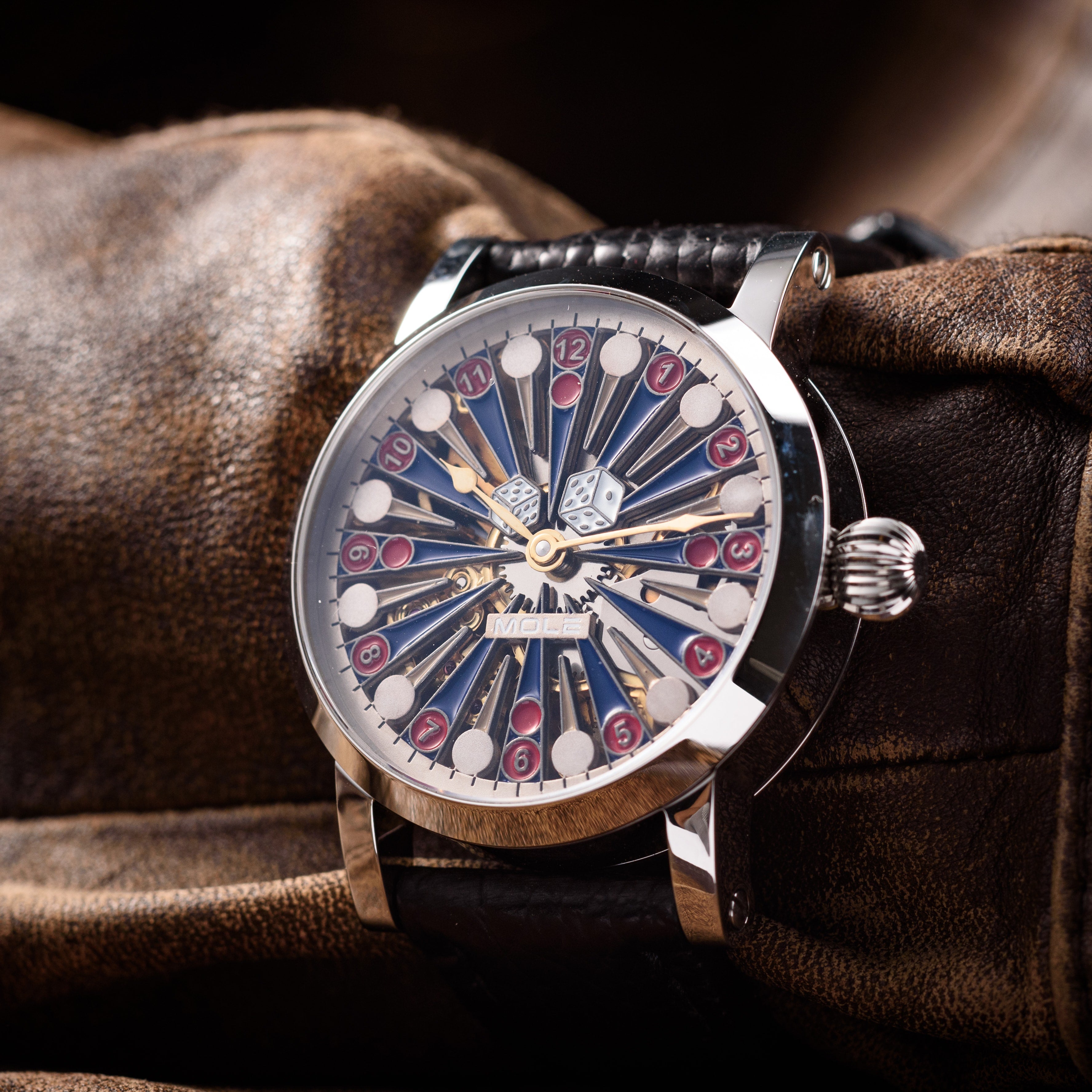 Mole. Skeleton. ETA 6498 Watch. Backgammon. Movement 2020s