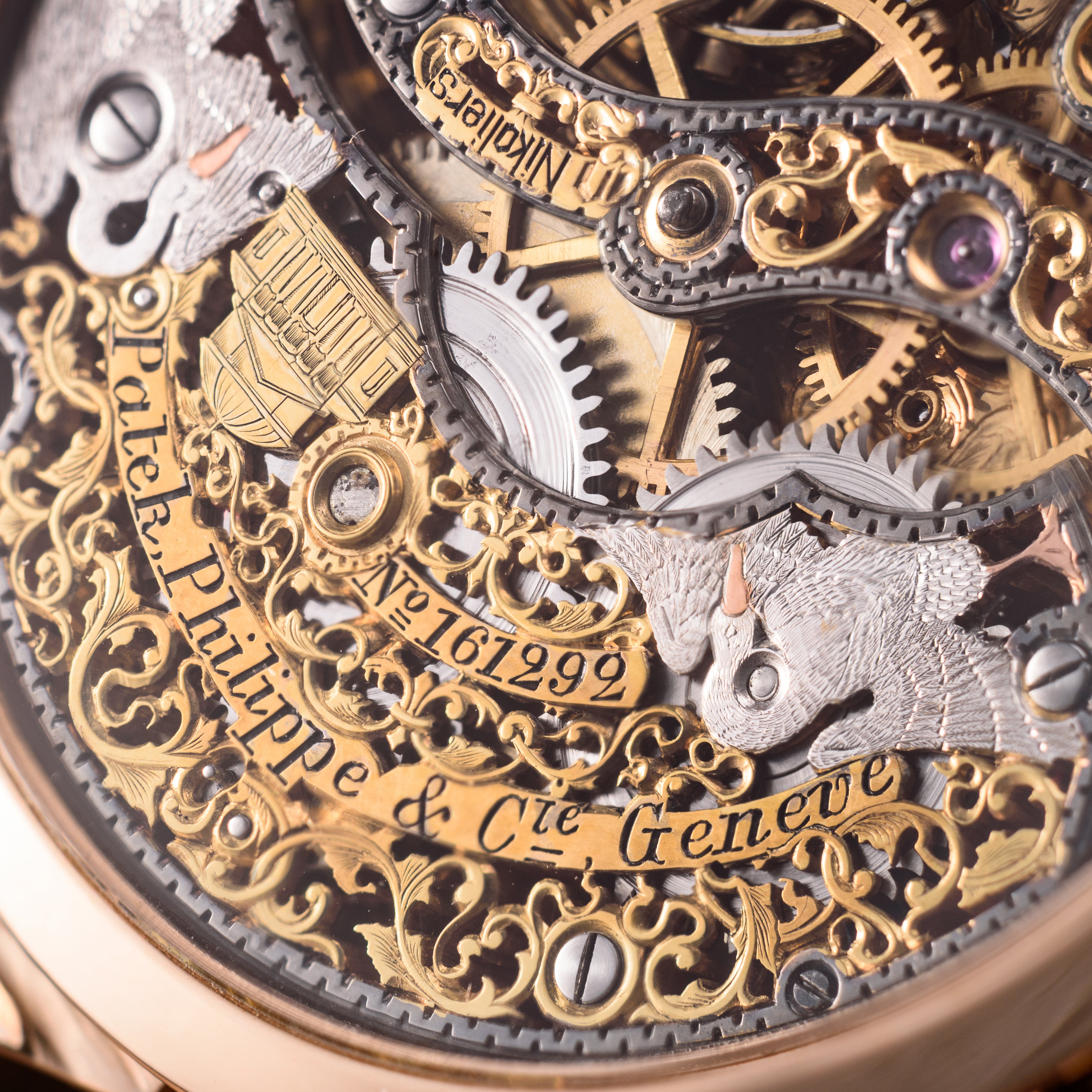 Patek Phillipe - Alive history, Swiss antique skeletonized wristwatch