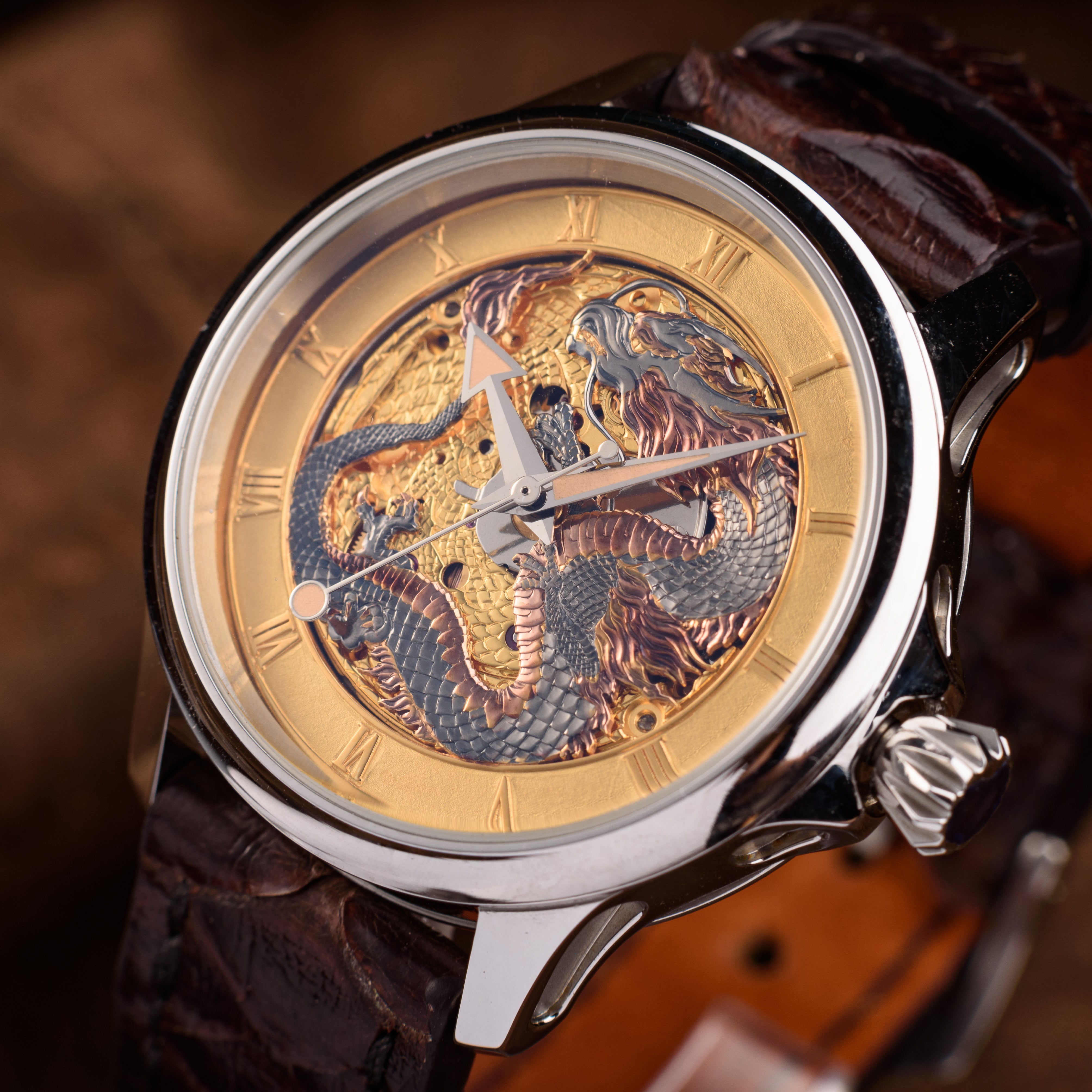 Mole custom watch, Model: Dragon V2, Movement: ETA 2824